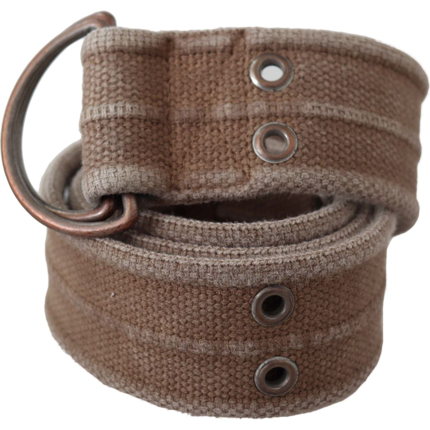 Dolce & Gabbana Beige Leather Logo Belt Sling Cintura Buckle Belt