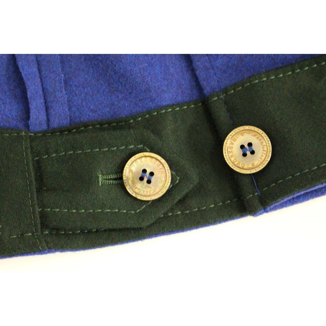 Andrea Incontri Habsburg Blue Green Wool Jacket Coat Coats & Jackets