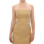 Andrea Incontri Beige Silk Cami Tank Top