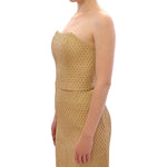 Andrea Incontri Beige Silk Cami Tank Top