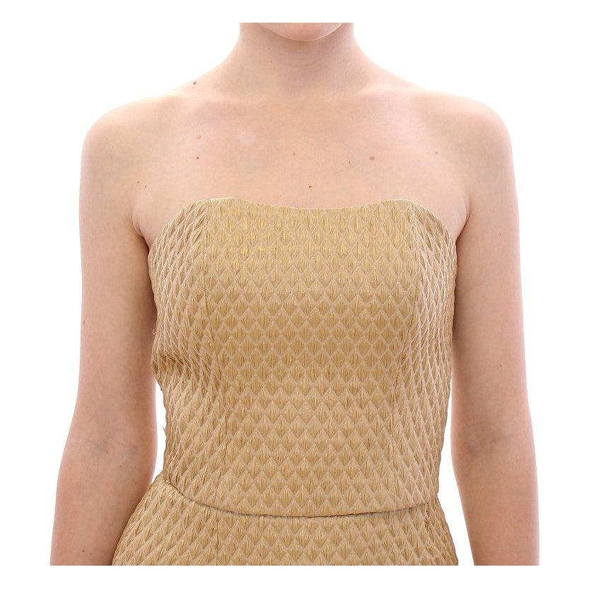 Andrea Incontri Beige Silk Cami Tank Top