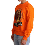 Dolce & Gabbana Orange King Ceasar Cotton Pullover Sweater TSH6390-44