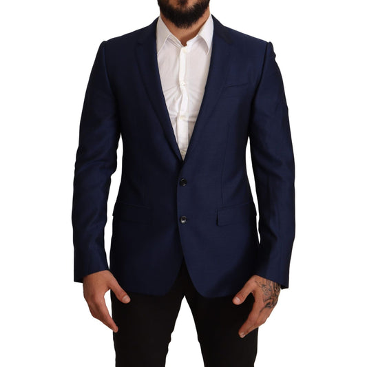 Dolce & Gabbana Navy Blue Slim Fit Jacket MARTINI Blazer JKT2953 -48