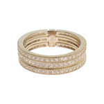 Nialaya Silver Womens Clear CZ 925 Sterling Ring Ring