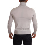 Dolce & Gabbana Gray Cashmere Turtleneck Pullover Sweater TSH6574 -46