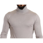Dolce & Gabbana Gray Cashmere Turtleneck Pullover Sweater TSH6574 -46