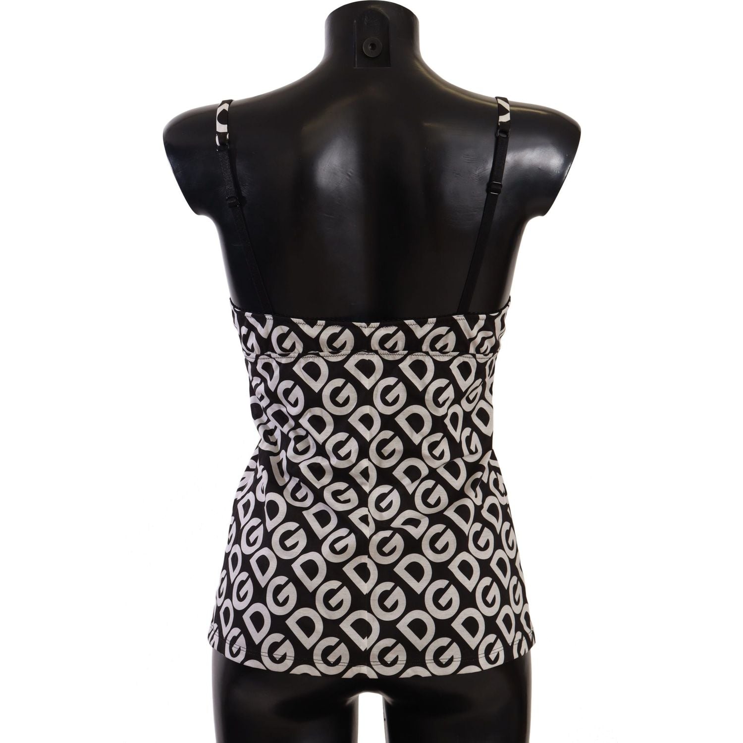 قميص داخلي من دولتشي آند غابانا شيك مطبوع عليه شعار