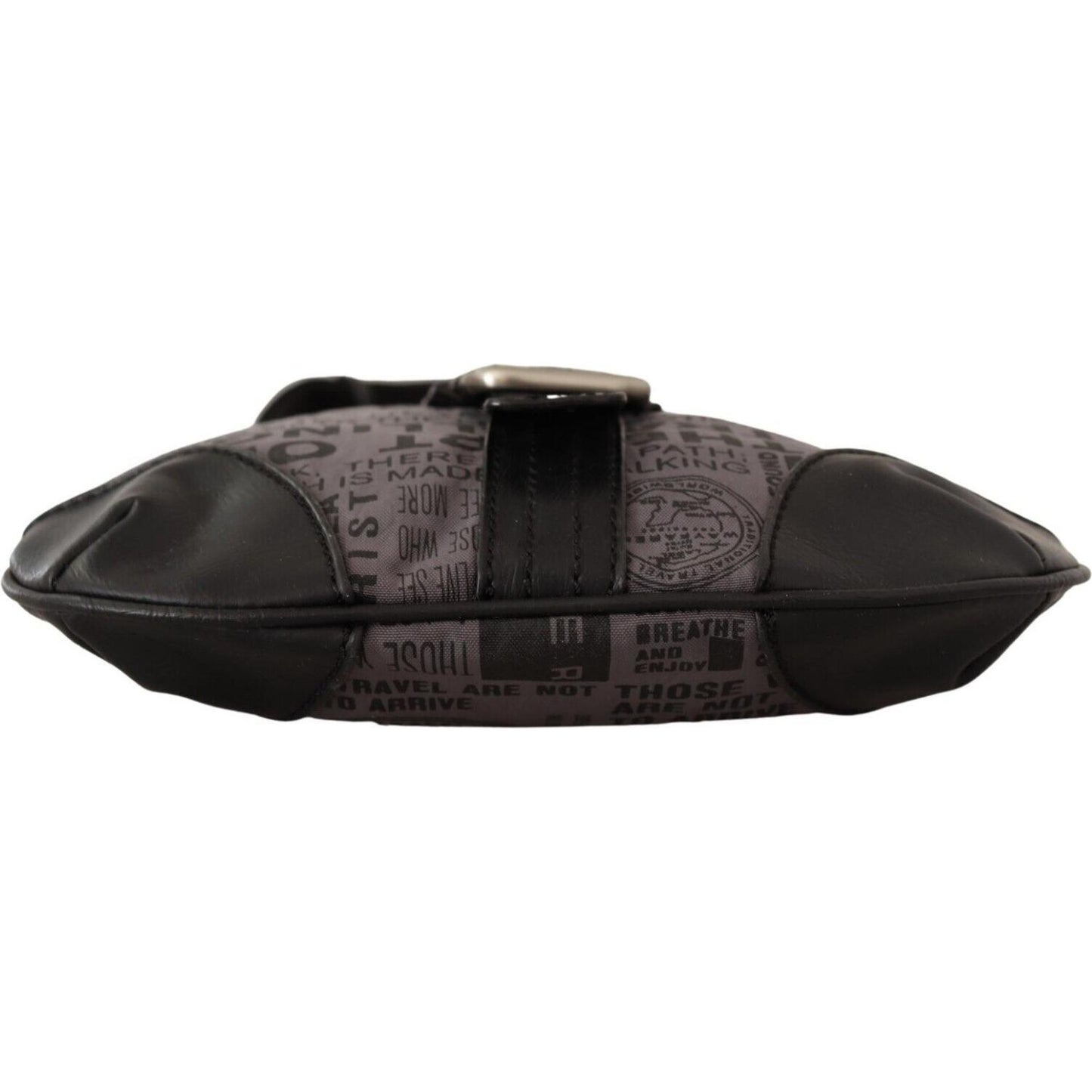 WAYFARER Gray Printed Logo Shoulder Crossbody Purse Bag Crossbody Bag