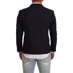 Domenico Tagliente Black Single Breasted One Button Suit Jacket