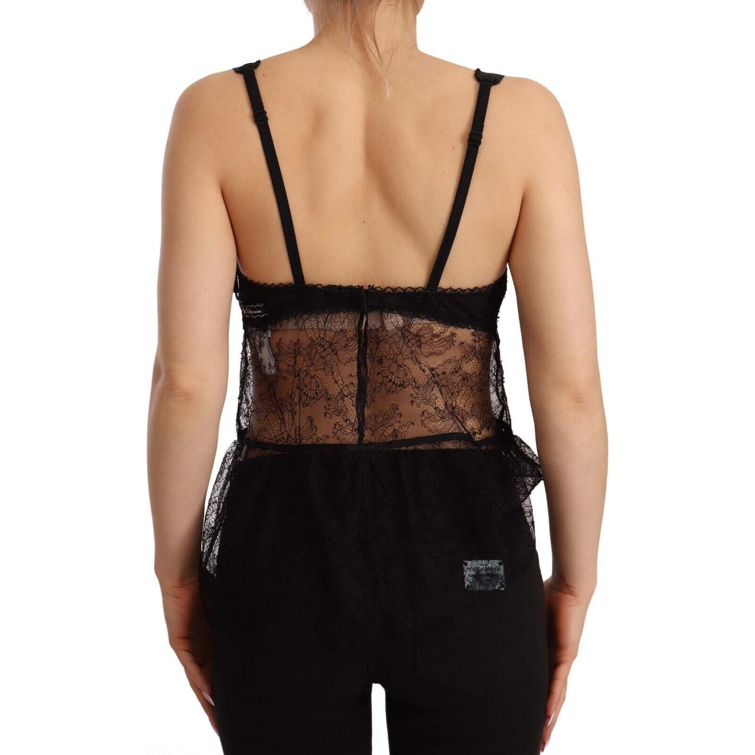 优雅黑色真丝内衣衬裙