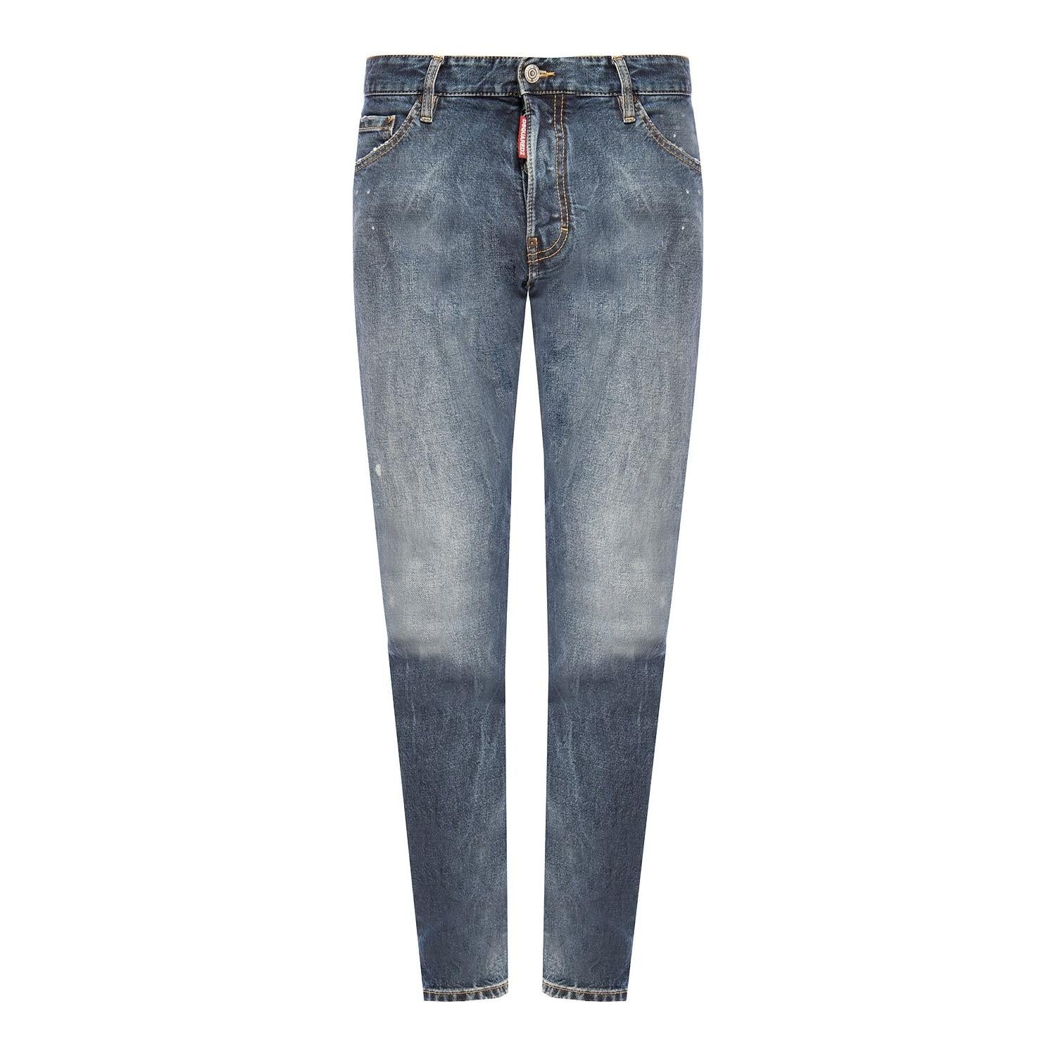 Dsquared² Blue Cotton Men Jeans