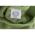 PINK MEMORIES Green Cotton Blend Knitted Sweater
