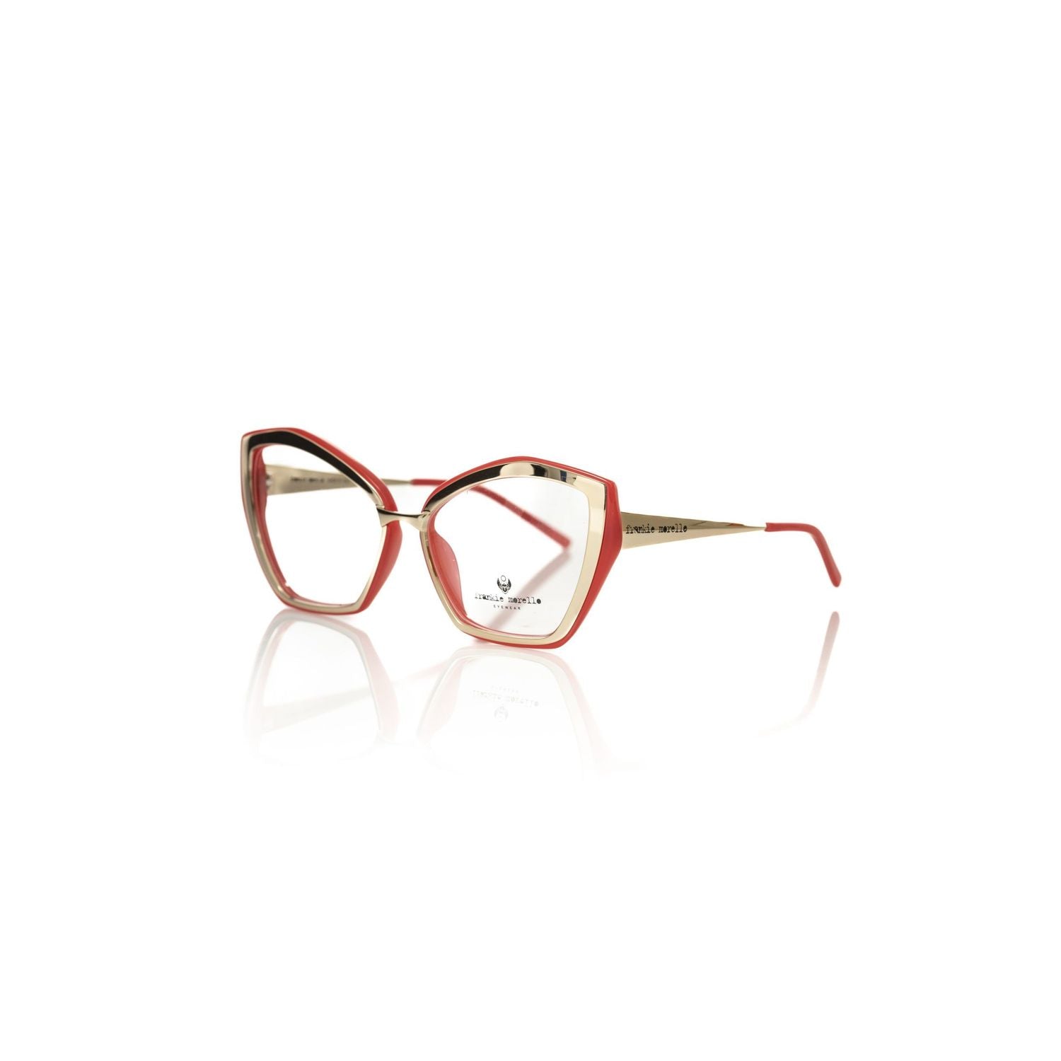 Frankie Morello Red Acetate Glasses Frame