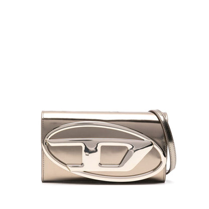 Diesel 1Dr leather wallet-on-chain Clutches