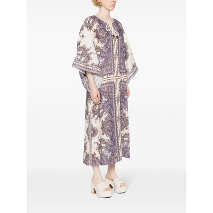 Zimmermann Ottie Linen Kaftan Dresses