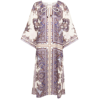Zimmermann Ottie Linen Kaftan Dresses