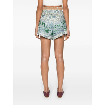 Zimmermann Ottie Tuck Linen Shorts Short trousers