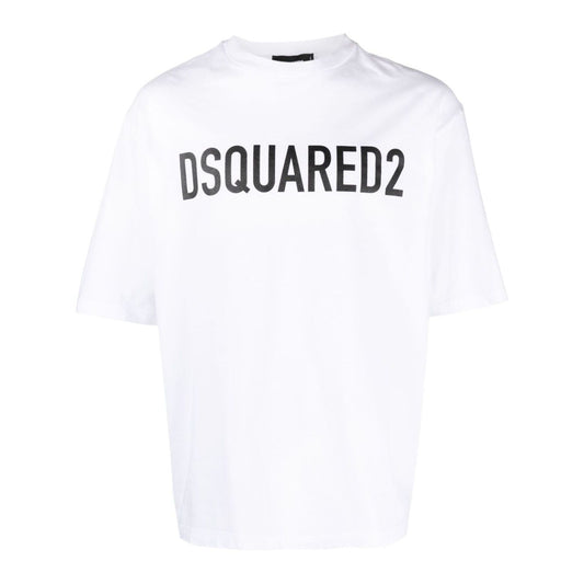 تي شيرتات وقمصان بولو باللون الأبيض من Dsquared2