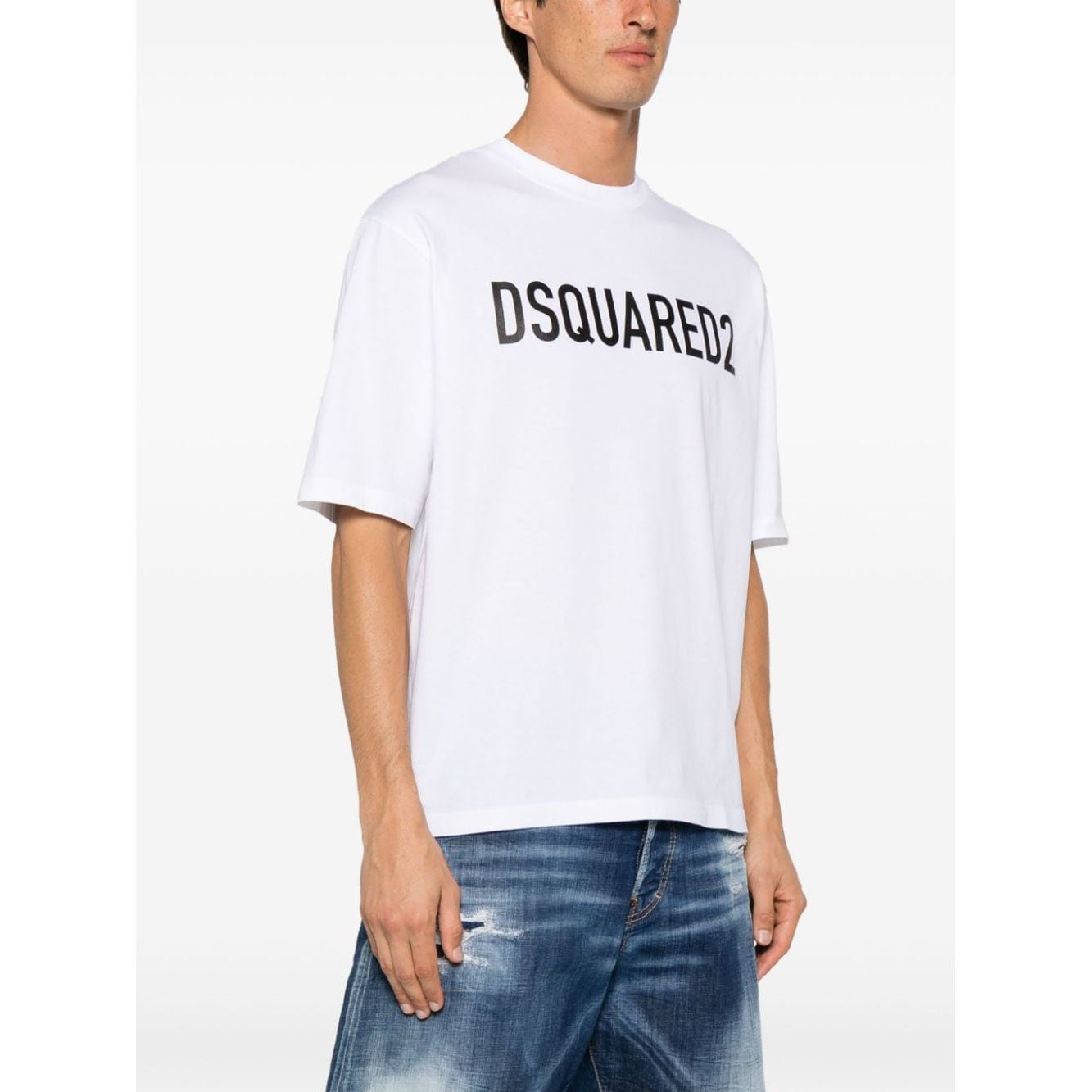تي شيرتات وقمصان بولو باللون الأبيض من Dsquared2