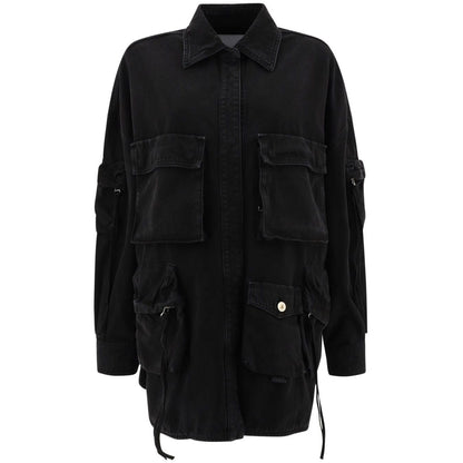The Attico Coats Black
