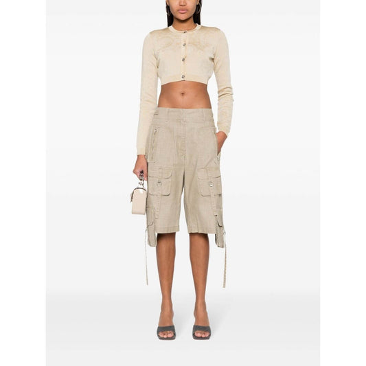 Versace Barocco lurex cropped cardigan 10110201A100041KD70