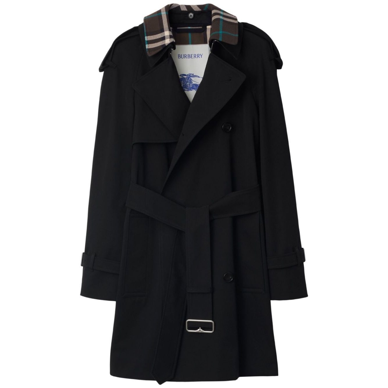 Burberry detachable-collar trench coat