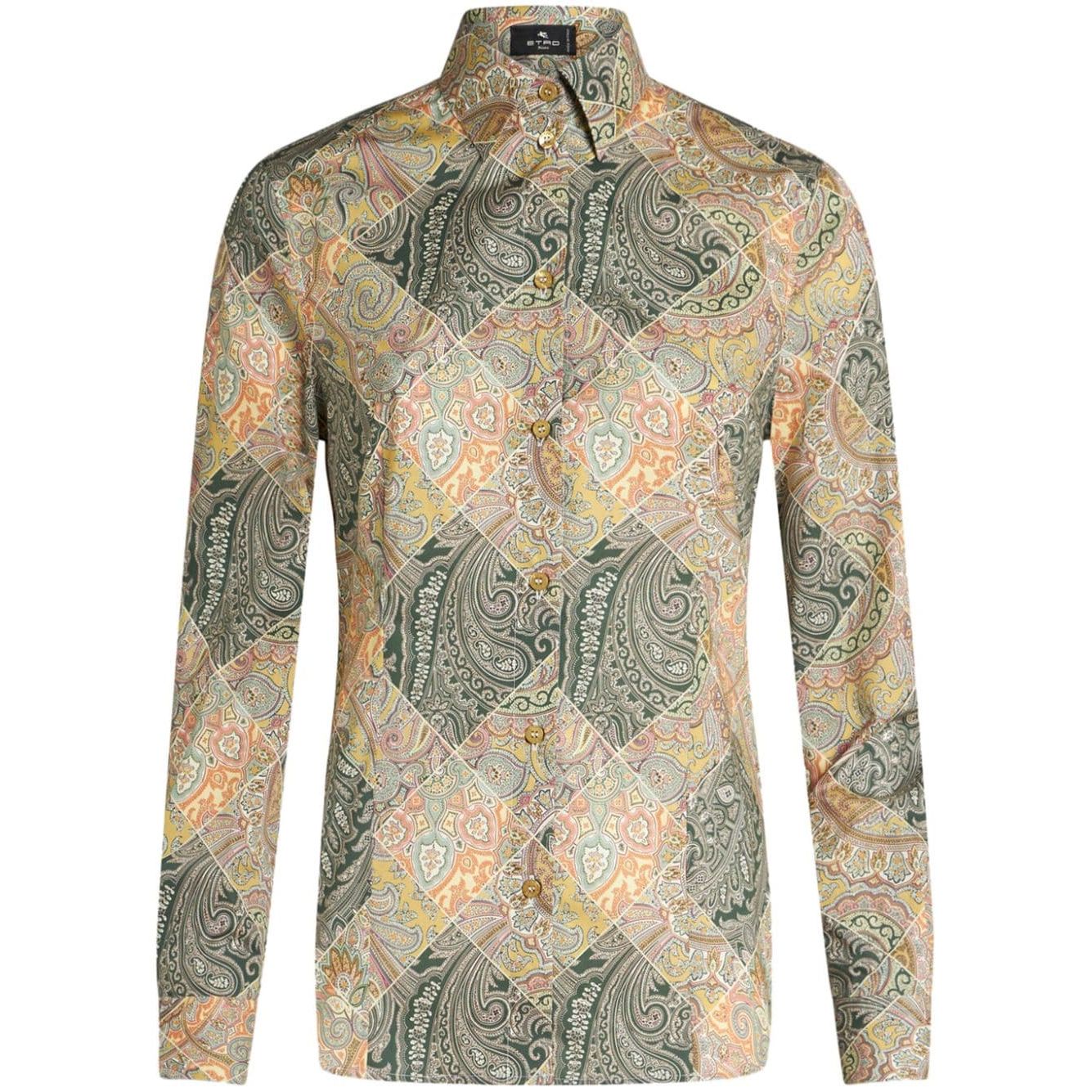 Etro Shirts Yellow Shirts