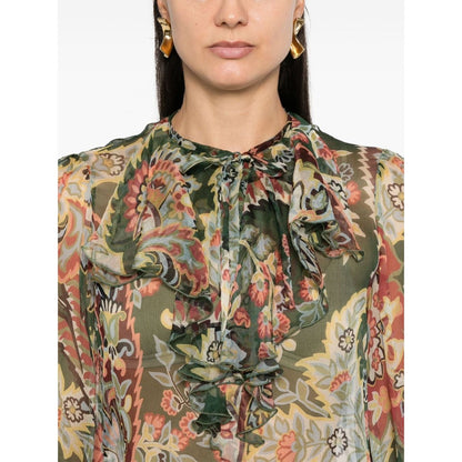 Etro Shirts Green Shirts