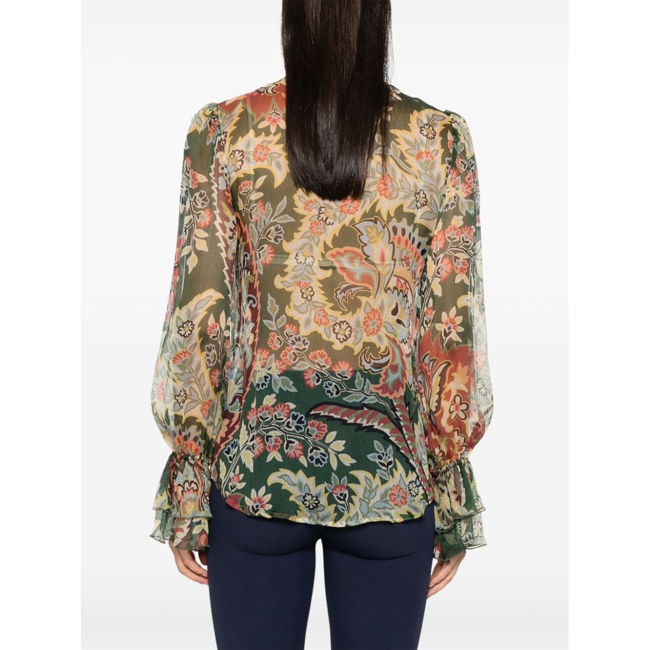 Etro Shirts Green Shirts