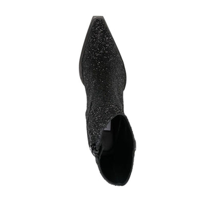 Jimmy Choo Cece Ab Glitter Ankle Boots 60mm