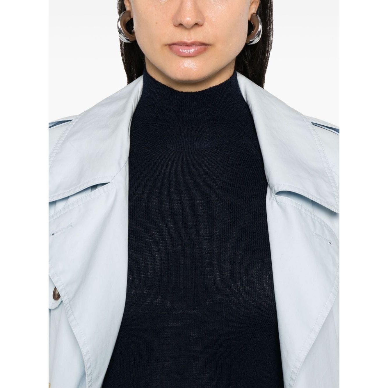 Majestic Sweaters Blue Topwear