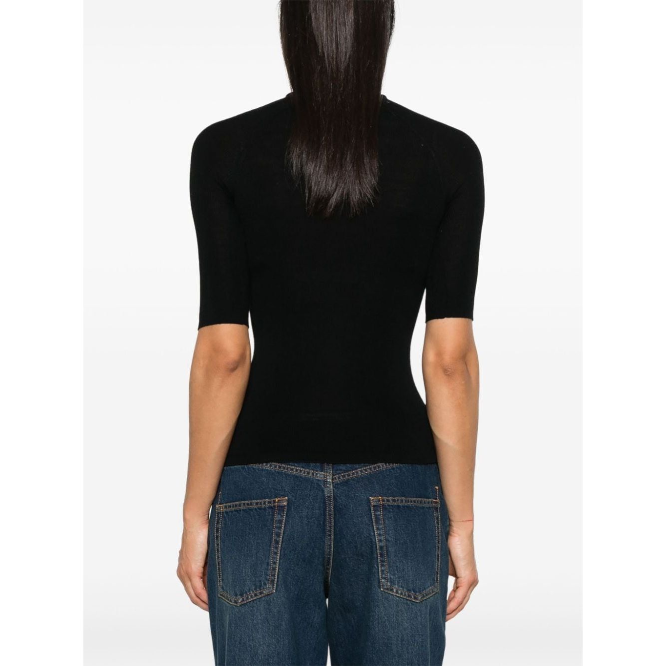 Majestic Sweaters Black Topwear