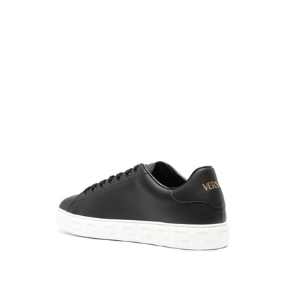 Versace greca faux leather sneakers