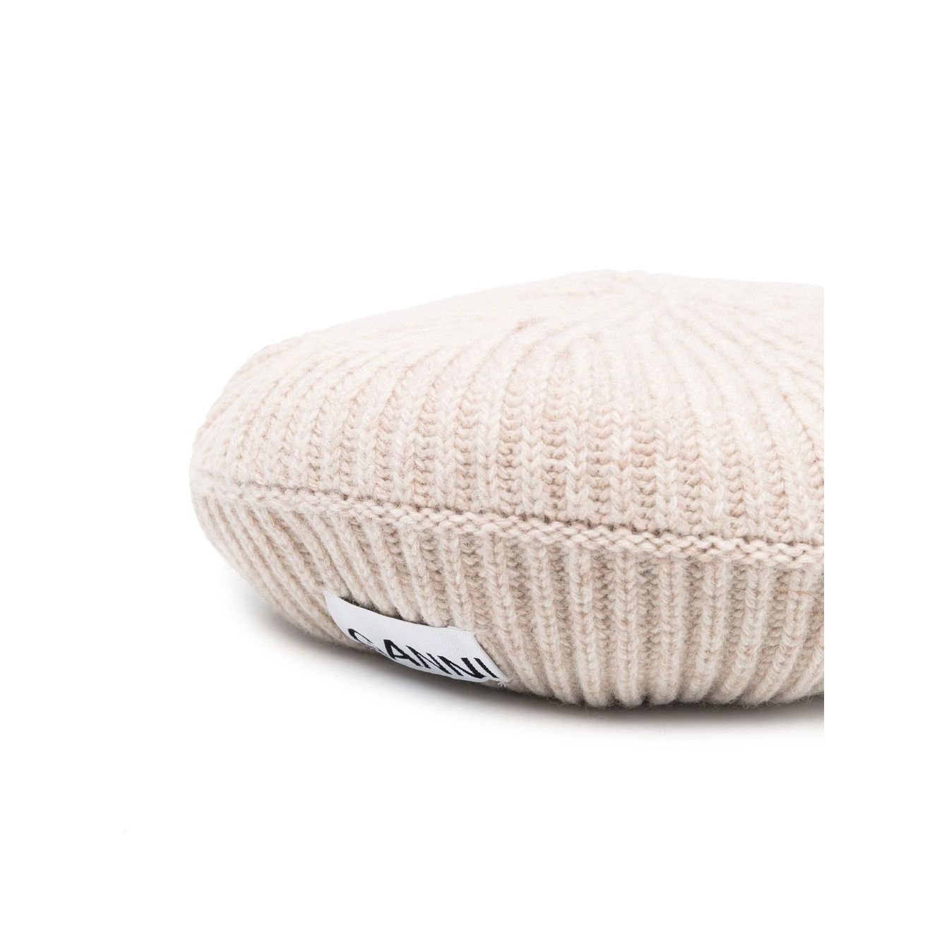Ganni Ribbed wool hat Scarves Hats & Gloves
