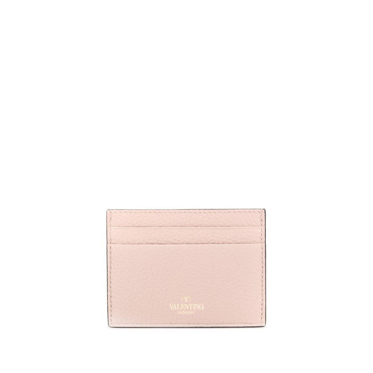 Valentino Garavani Rockstud leather card case Wallets