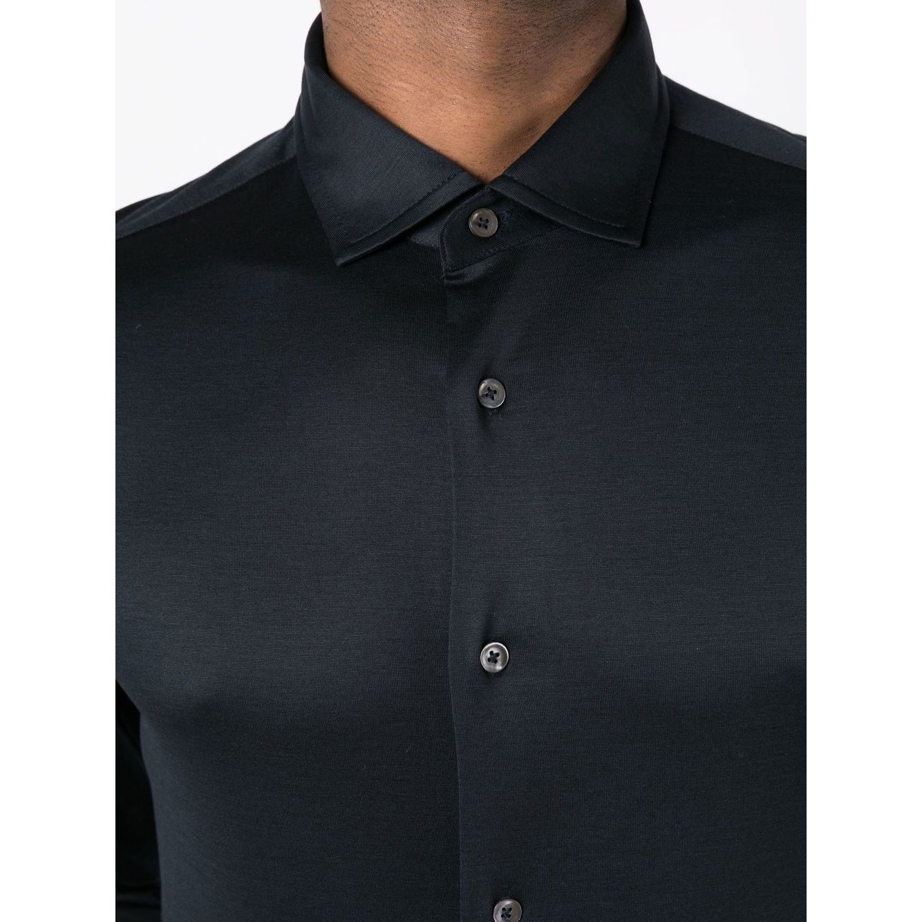 Emporio Armani long-sleeve poplin shirt
