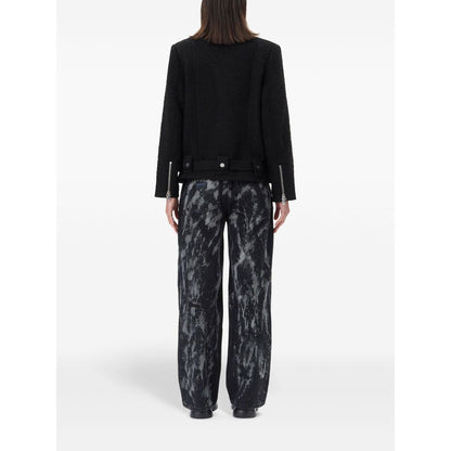 Ganni Textured Boucle Wool Jacket Jackets