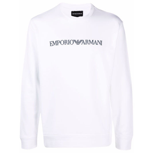 Emporio Armani Modal blend sweatshirt with logo print