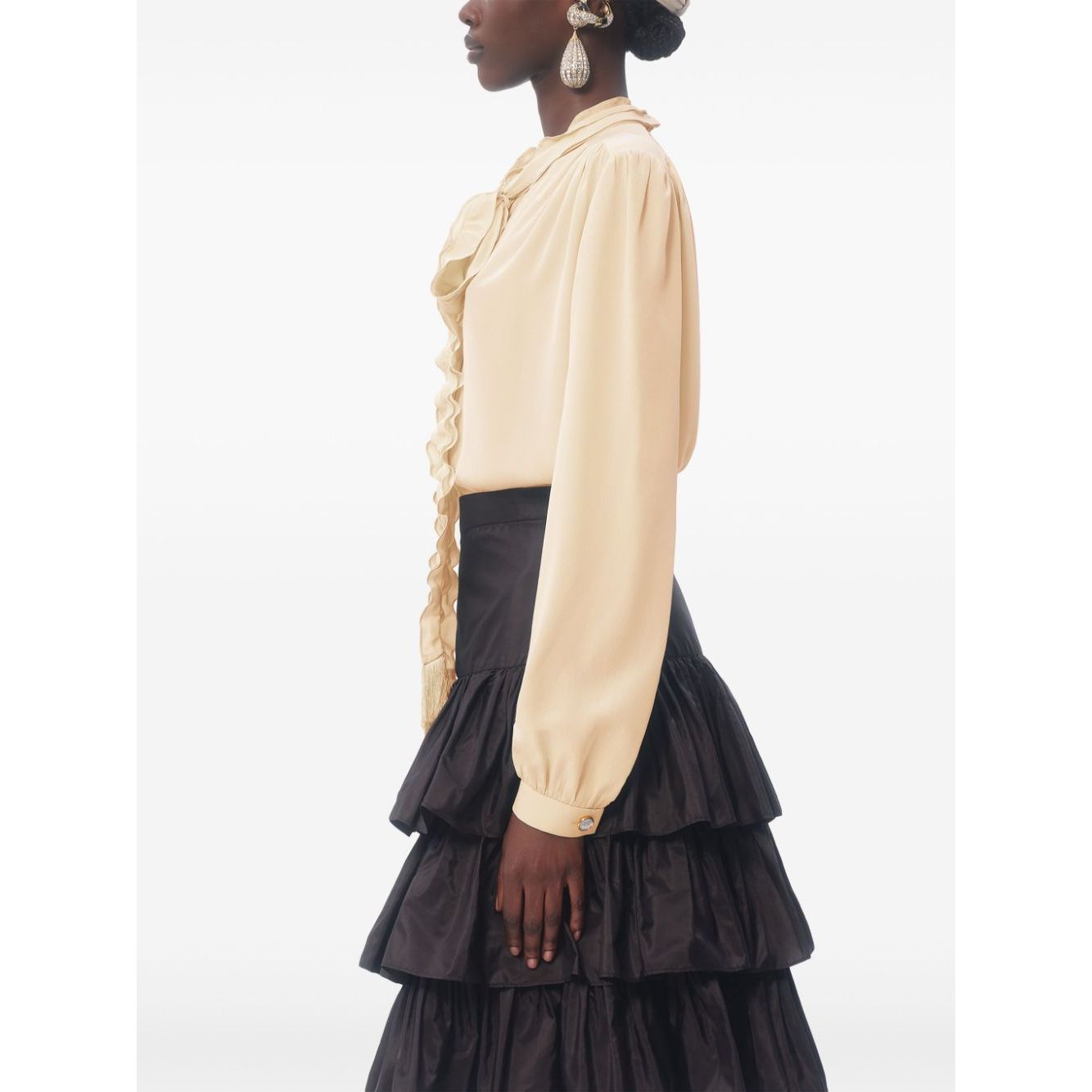 Valentino Crepe De Chine Shirt Shirts