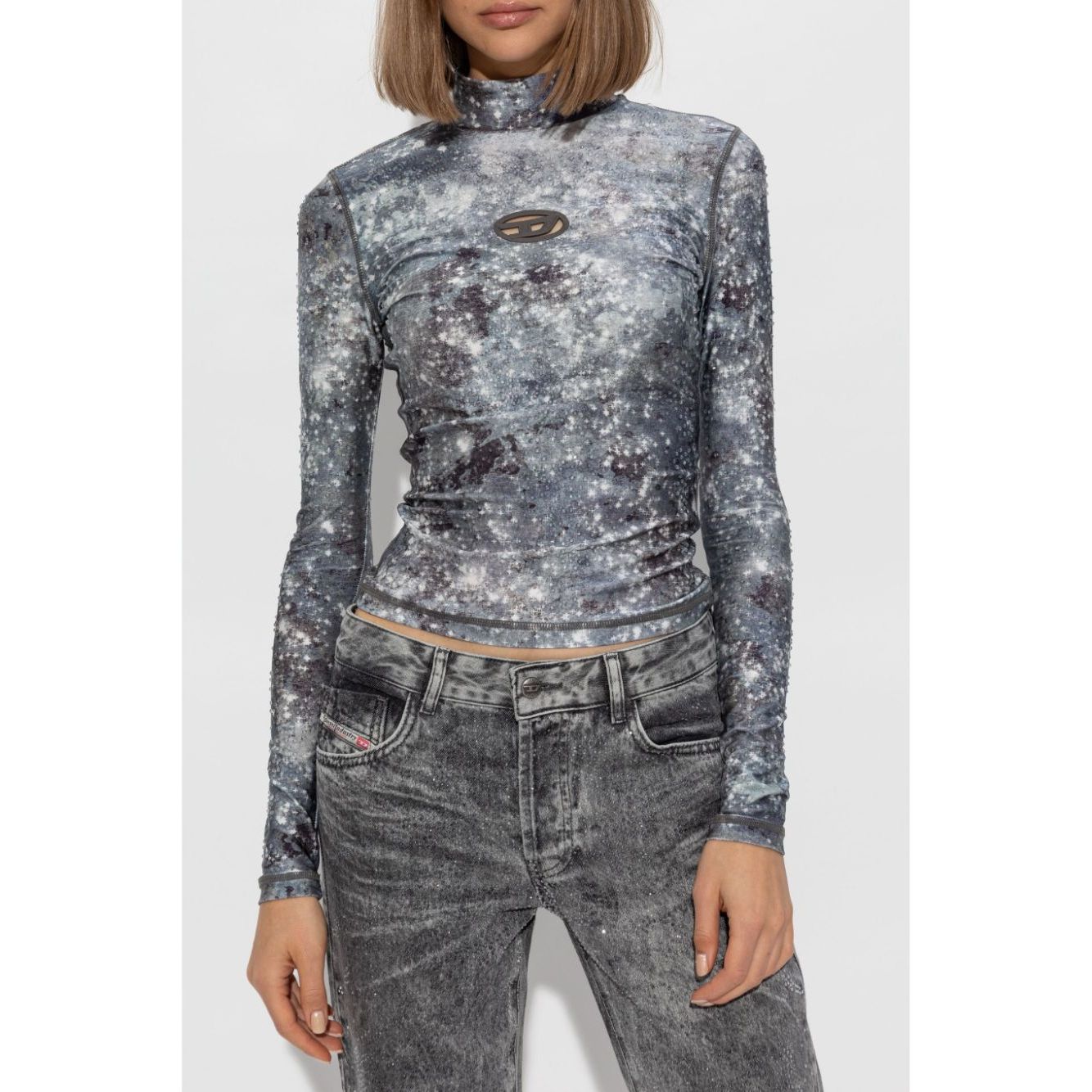 Diesel Sweaters Grey Topwear