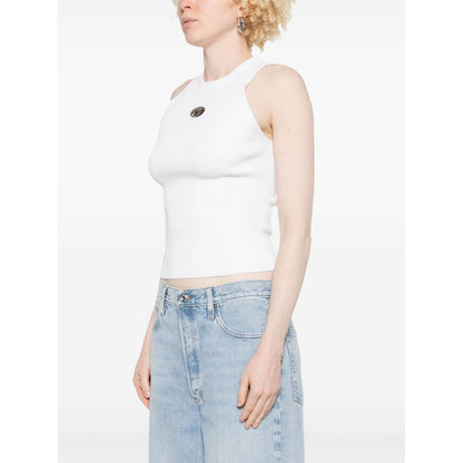 Diesel Top White Topwear