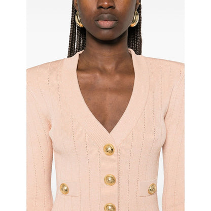 Balmain cropped Knit cardigan Topwear