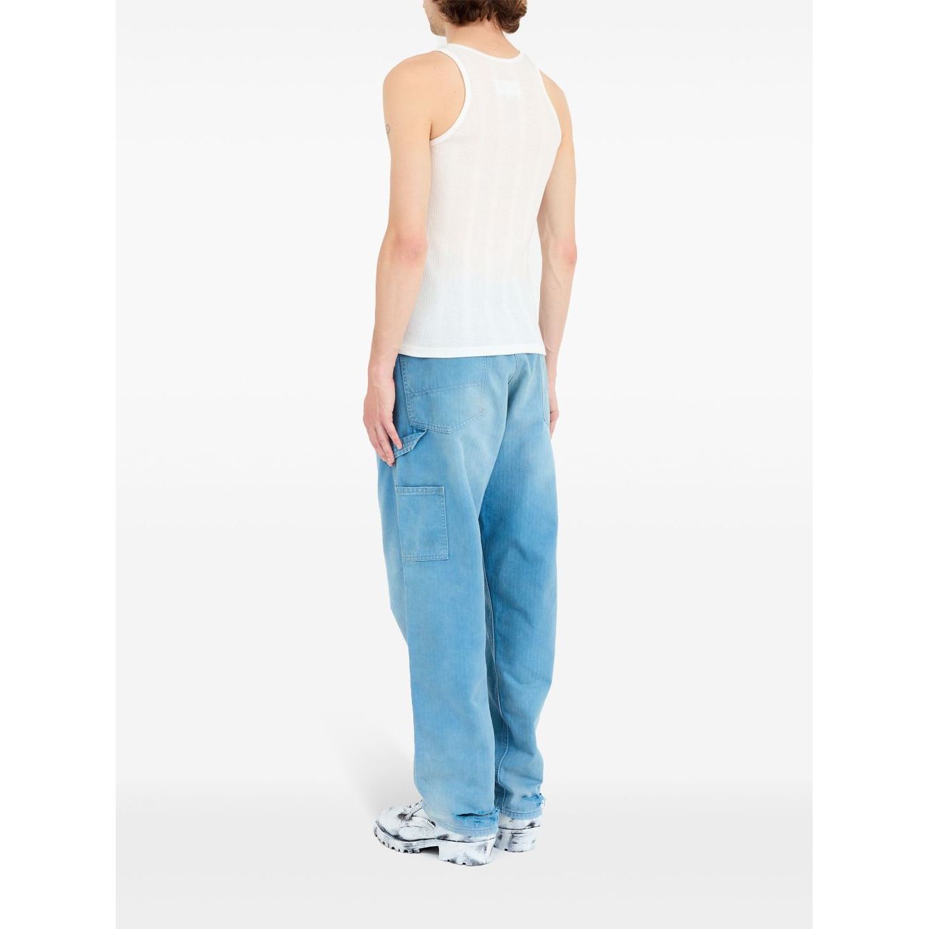 Maison Margiela Fancy ribbed tank top
