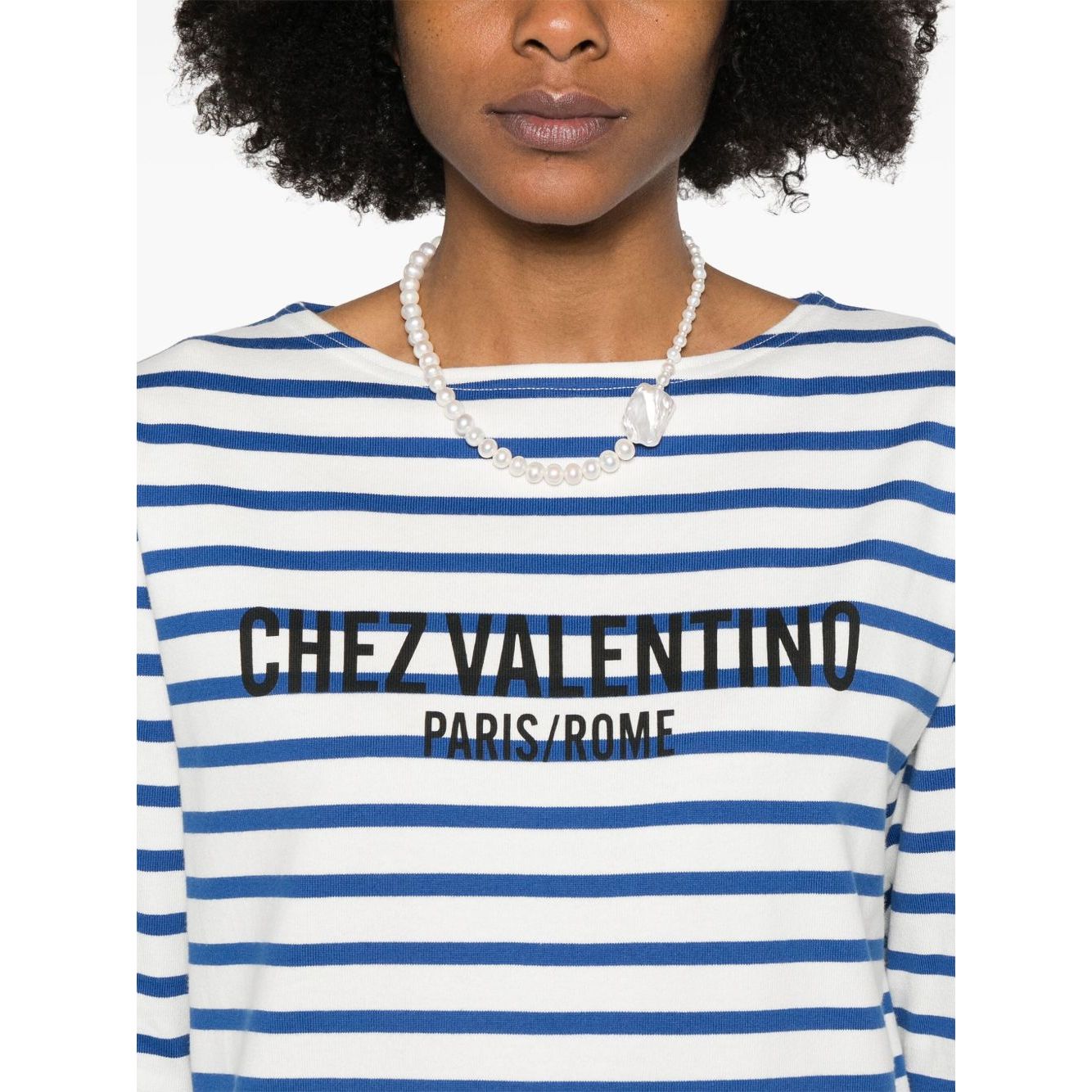 Valentino striped T-shirt Topwear