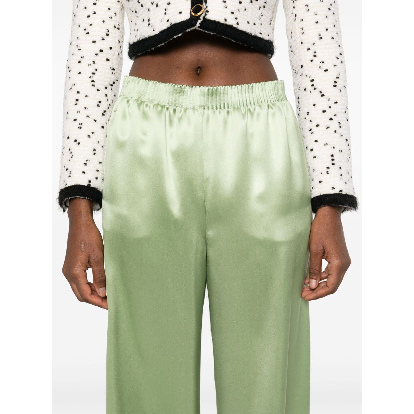 Valentino wide leg silk trousers Trousers