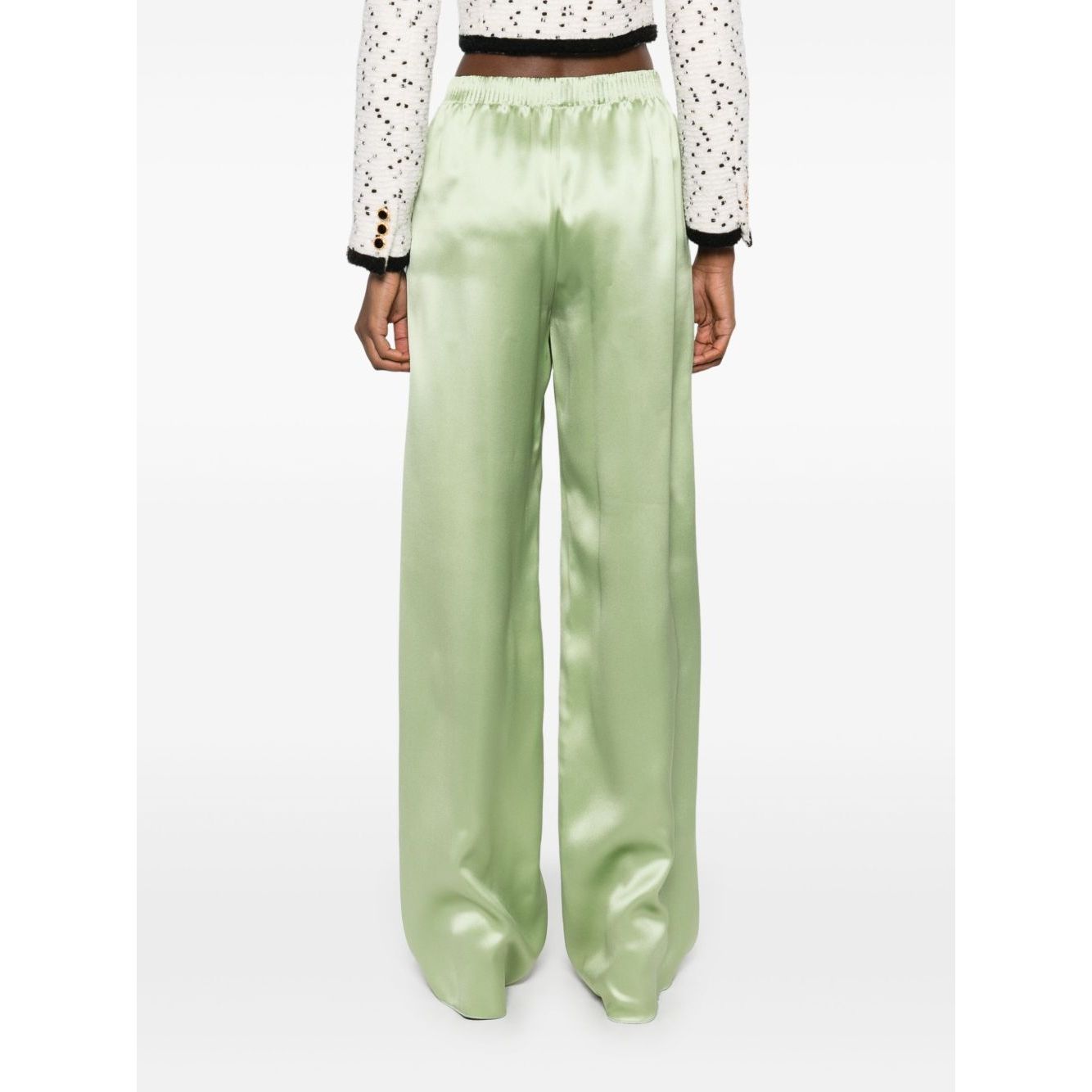 Valentino wide leg silk trousers Trousers