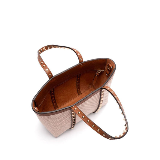 Valentino Garavani Rockstud canvas mini tote bag Shopper