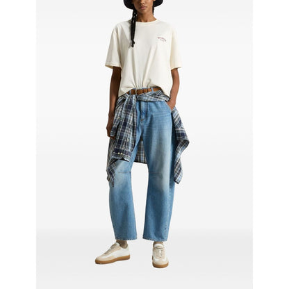 Woolrich Pure Pima Cotton T-Shirt with Logo Topwear