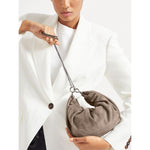 Brunello Cucinelli Suede Brioche Hobo bag