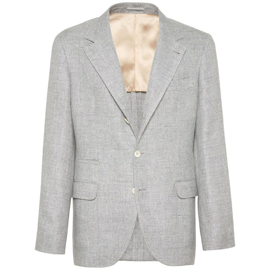 Brunello Cucinelli Jackets Light Grey Jackets